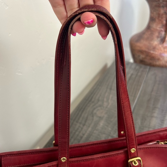 Coach bag, Red with gold hardware. VGUC - Picture 7 of 7